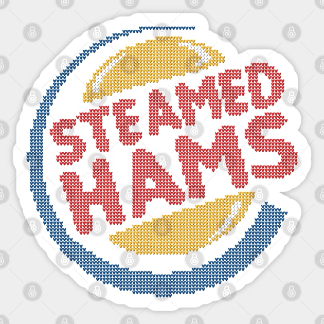 Steamed Hams Ugly Sweater Sticker by Roufxis